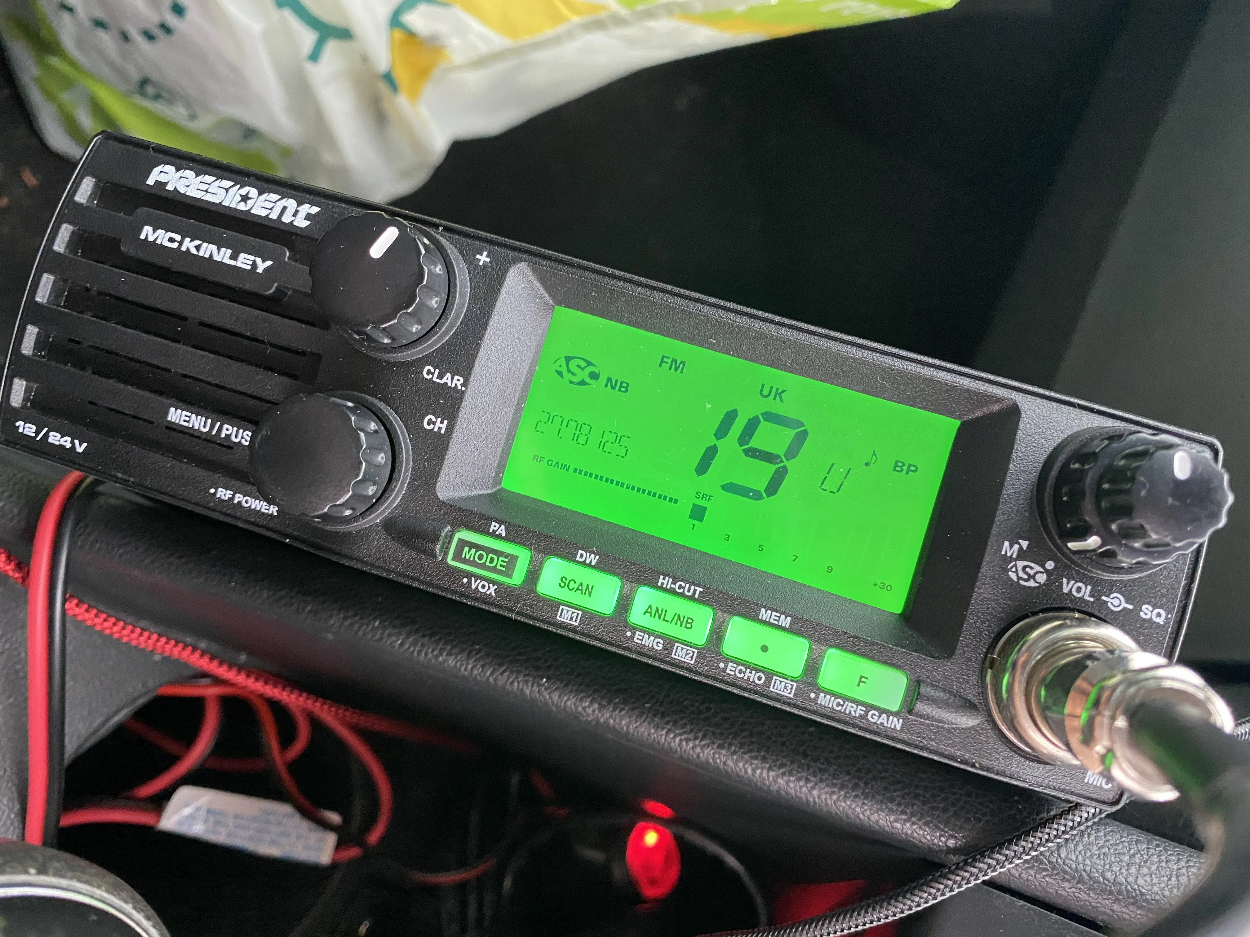 President McKinley CB radio